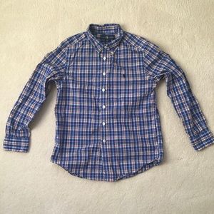 Boys Ralph Lauren Long Sleeve Button Down, worn once!